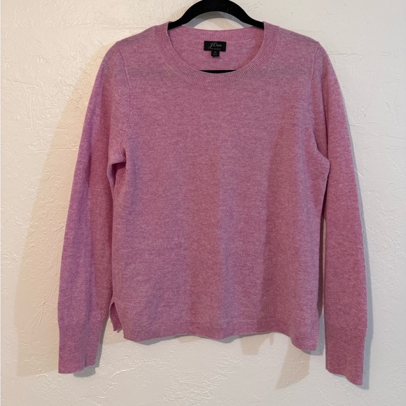J. Crew 100% Cashmere Pink Sweater